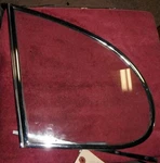 Near Mint Vent Window For Rear Door Jaguar Saloons Triplex Clear Mkx, MK9, MK2 Used. Price: $50.00.