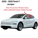 Fits 25-26 Tesla Y Juniper Rear Driver Left Side Door Window Glass Oem Laminated New. Price: $380.00.