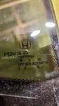 Oem 2017 Honda Ridgeline Rear Right Passenger Side Door Window Vent Glass Used. Price: $59.99.