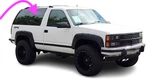 Fits: 1992-1999 Gmc Yukon/chevrolet Blazer 2D Suv Right Side Quarter Glass -dark New. Price: $550.95.