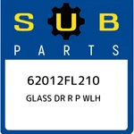 Subaru Glass Dr Wlh 62012FL210, New Genuine Oem Part. Price: $180.36.