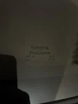 2019-2025 Toyota RAV4 Rear Left Driver Quarter Window Glass 62720-0R090 Lh Oem Used. Price: $65.00.