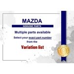 Genuine Mazda Weather Strip - Multiple Part Numbers New. Price: $57.83.