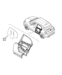 Genuine Mopar Rear Door Glass Right 68286069AA New. Price: $159.60.