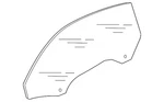Genuine Audi Door Glass 8S7-845-201 New. Price: $174.37.
