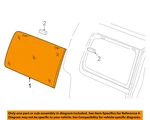 Chrysler Oem 08-12 Liberty Panel Glass-quarter 57010115AA New. Price: $133.74.