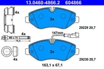 Ate Disc Brake Pad Set For Nissan Cabstar NT400 7485116333 New. Price: $81.33.