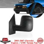 Mirror Textured Black Driver Side For 03-07 Chevrolet Express 1500 2500 3500 New. Price: $65.33.