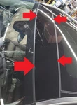 20 Mercedes GLB250 Front Fixed Roof Glass Only, Id# 2137800400 Used. Price: $575.00.