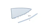 Genuine Mercedes-benz Side Window Fixed 236-670-08-00 New. Price: $205.26.