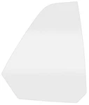 1969-70 Mustang Fastback; Quarter Glass; Clear; Rh; Passenger Side New. Price: $59.99.