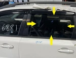 08-16 Volvo XC70 Driver Left Rear Door Hardened Clear Glass Window Only Used. Price: $110.00.