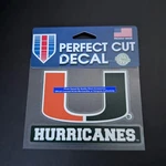 Miami Hurricanes Sticker Decal Window Metal Wood Glass Body University Ncaa 4" New. Price: $12.14.
