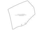 Genuine Audi Door Glass 8R0-845-206-G New. Price: $306.68.