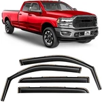 Sun Rain Visors Wind Guards For 2019-2026 Dodge Ram Crew Cab New. Price: $59.99.