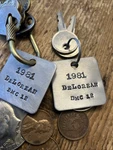(2) 1981 Delorean Dmc 12 Aluminum Key Pair Of Chain Fobs New. Price: $29.95.