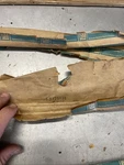 1956-1962 Corvette C1 Nos Lh Inner Window Glass Felt Gm 3725135 New. Price: $175.00.