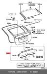 Genuine Oe Rear Window, 6480147031 For Toyota 64801-47031 Neu. Price: $210.98.