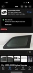 Fits 2009-2020 Dodge Journey Passenger Right Side Rear Quarter Glass Window New. Price: $125.00.