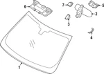 Genuine Land-rover Windshield LR183609 New. Price: $2113.41.