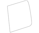 Genuine Nissan Door Glass 82301-7S210 New. Price: $199.42.
