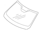Genuine Mitsubishi Windshield 6102C293 New. Price: $1295.55.