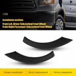 Fit 2015-2024 Ford Transit Pair Fender Flares Front Left+right Side Black New. Price: $56.99.