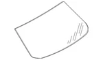 Genuine Nissan Back Glass 79700-5EE0A New. Price: $472.54.