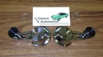 Vent Window Crank Handles Pair 60-64 Chevy Black Knob W/clips Front 61 63 New. Price: $24.19.