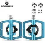 Rockbros Bike Cleats Pedals With Spd Sealed Clipless Flat Platform 9/16" New. Price: $37.99.