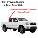 Fits 05-15 Toyota Tacoma Pickup 4D Crew Cab Passenger Side Right Rear Door Glass New. Price: $78.00.
