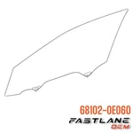 2014-2019 Toyota Highlander Front Door Glass, Lh New Oem 68102-0E060. Price: $211.50.