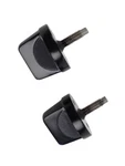 Kentrol Windshield Knob Pair For Jeep Cj Wrangler Yj Black Stainless 50510 New. Price: $93.99.