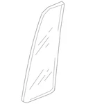 Genuine Honda Glass Lh Rear Door Quarter New Oem 73455-S9V-A20. Price: $169.24.