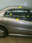 2000 Buick Lesabre Passenger Right Rear Door Glass Window Only Used. Price: $110.00.
