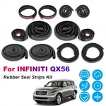 For Infiniti QX56 Door Rubber Seal Strips Weather Draft Wind Noise Reduce Kit G New. Price: $59.24.