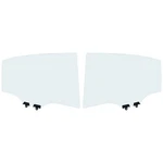 Door Glasses Set Of 2 Rear Driver & Passenger Side Sedan Left Right Pair New. Price: $140.38.