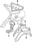 Genuine Gm Glass 94843260 New. Price: $26.32.