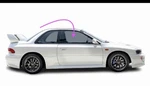 FITS:1995-2001 Subaru Impreza Door Coupe Pass Right Front Window Glass Used. Price: $300.00.