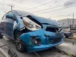 Passenger Right Rear Door Glass Sedan Fits 17-20 Mirage 1261773 Used. Price: $60.00.
