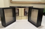 Set Off 2 Aaron Brothers Black Shadow Boxes Display Case Frame Glass Door New. Price: $32.99.