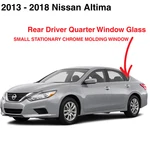 Fits 2013-2018 Nissan Altima 4 Door Sedan Driver Left Side Quarter Window Glass New. Price: $138.99.