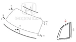 Genuine For 23-25 Honda Cr-v Driver Leftside Quarter Window Glass FQ29331YPY New. Price: $211.94.