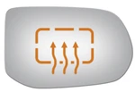 Convex Right Mirror Glass For 08-11 Honda Civic W/o Backingplate New. Price: $36.96.