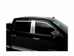 Putco Deflectors Fits Chevy/ Gmc 14-19 Double Cab SET/4 In Channel Chrome New. Price: $207.99.