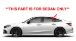 Fit 2022-2025 Honda Civic 4 Door Sedan Driver/left Side Rear Window Glass New. Price: $108.00.