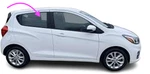 Fits 2016-2023 Chevy Spark 4DR Hatchback Passenger Rear Right Window Door Glass New. Price: $90.95.
