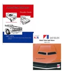 American Motors Decoder Guide 1967-1974 Amx Javelin Body Trim Glass 2 Book Set New. Price: $43.12.