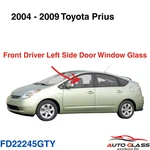 Fits 04-09 Toyota Prius 4DR Hatchback Driver Side Left Front Door Window Glass New. Price: $79.99.