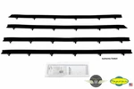 72 73 74 75 76 Chevy Vega Hatchback Door Window Felt Fuzzies Rubber Seal 4PC Kit New. Price: $239.99.